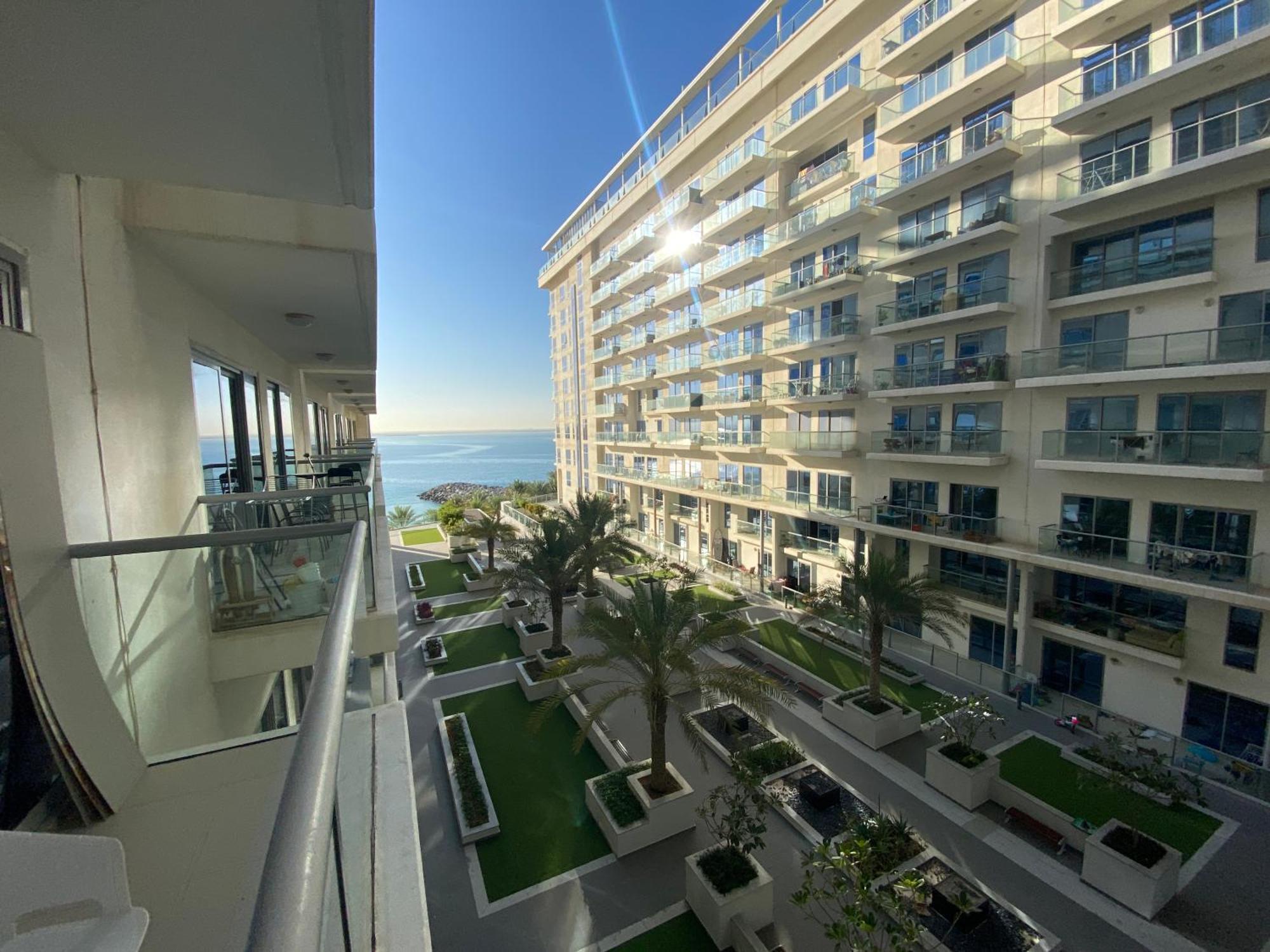 Marjan Island Beautiful Apartment Sea Side View Beach Luxury Rooms Ras Al Khaimah Uae Kültér fotó